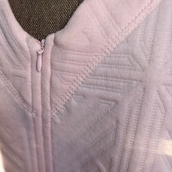 Natori, Mattelisse Pink Zipper Front Robe, Women’s Medium - Picture 2 of 5